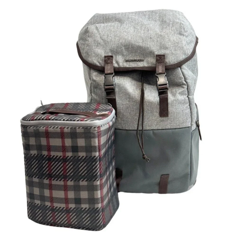 NEW Manfrotto Windsor Explorer Padded Camera & Laptop Backpack DSLR Bag Grey